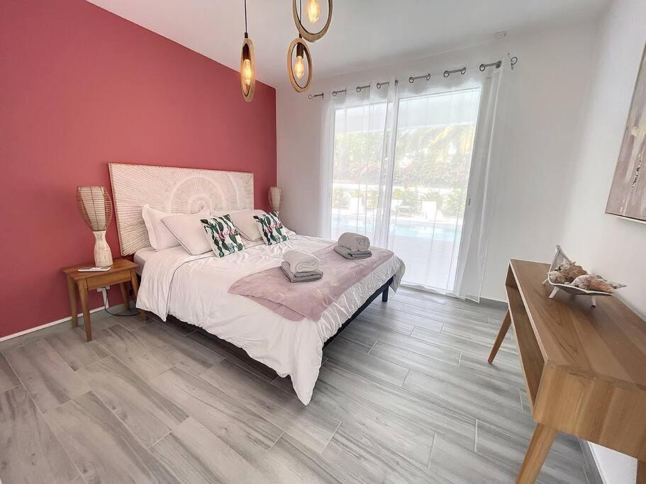 Villa Pink Saint-Francois  Luaran gambar