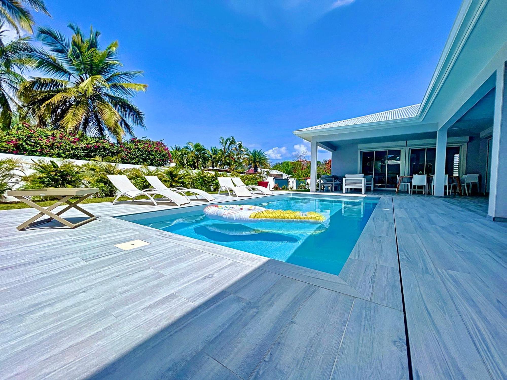 Villa Pink Saint-Francois  Luaran gambar
