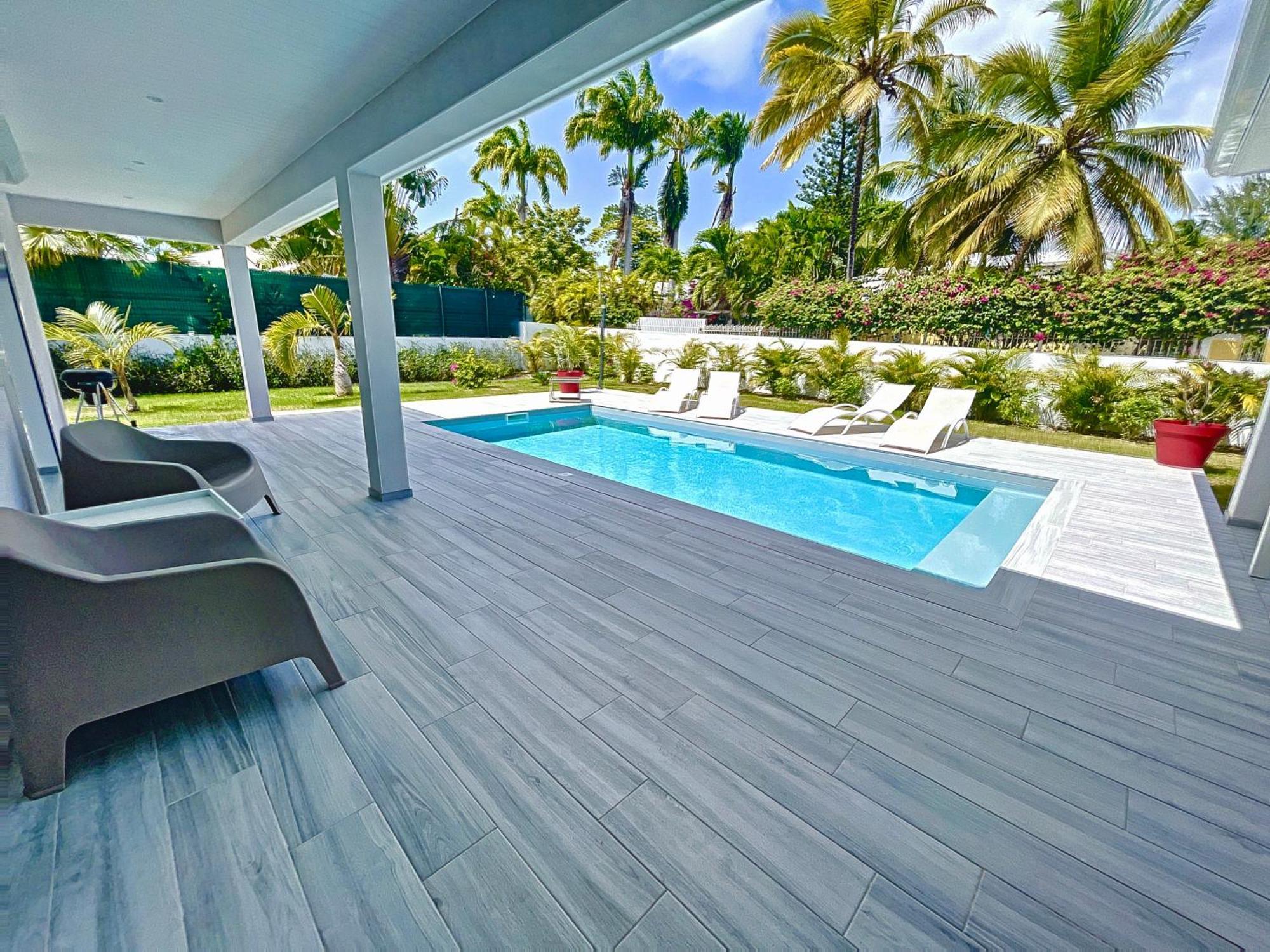 Villa Pink Saint-Francois  Luaran gambar