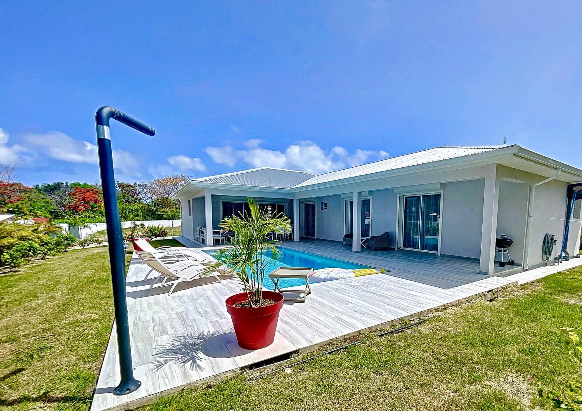 Villa Pink Saint-Francois  Luaran gambar